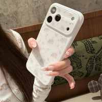 Peony Themed Full Screen Case For Blu Ray Compatible Large Display Phones