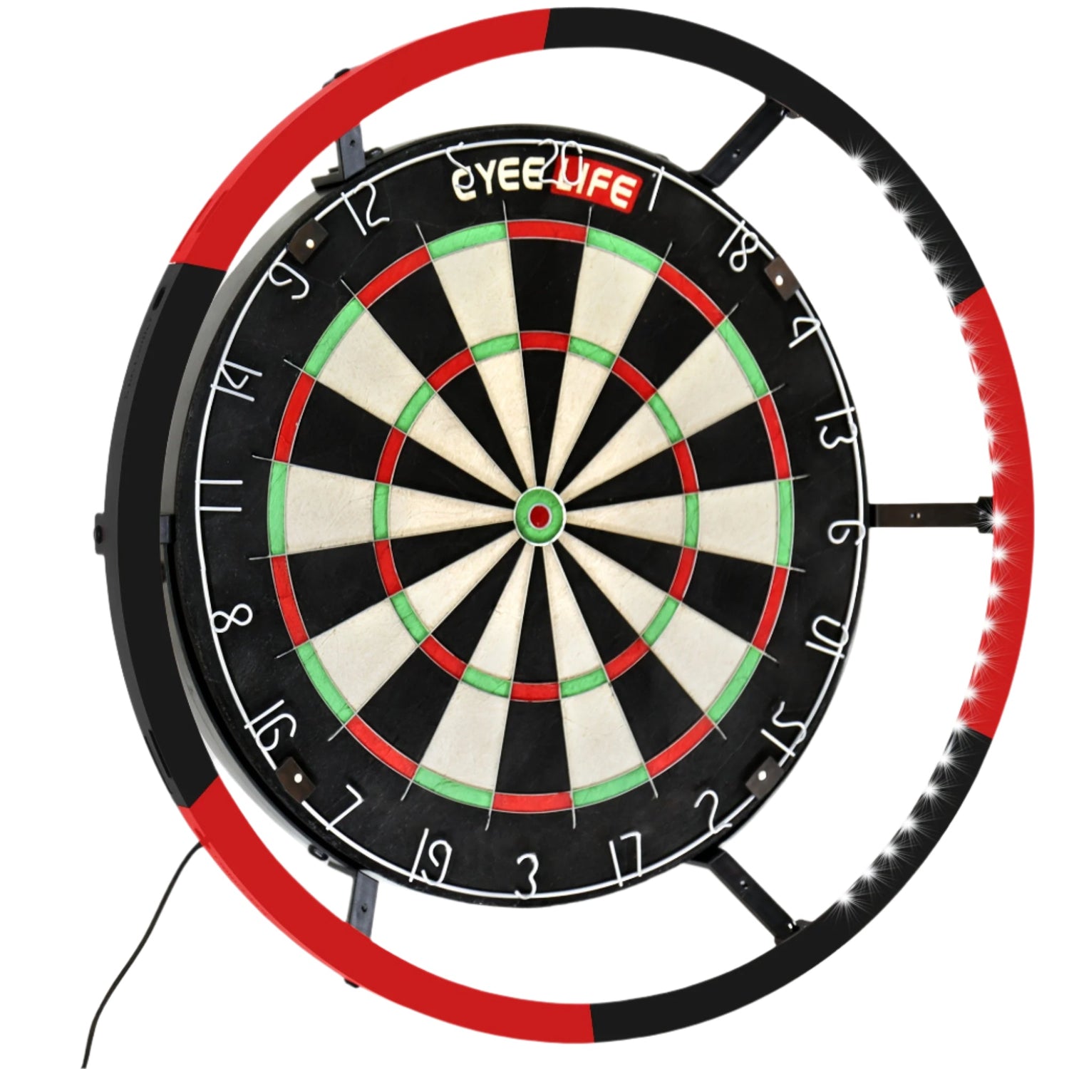 360° Rotating Dartboard Light Stand USB Powered-0