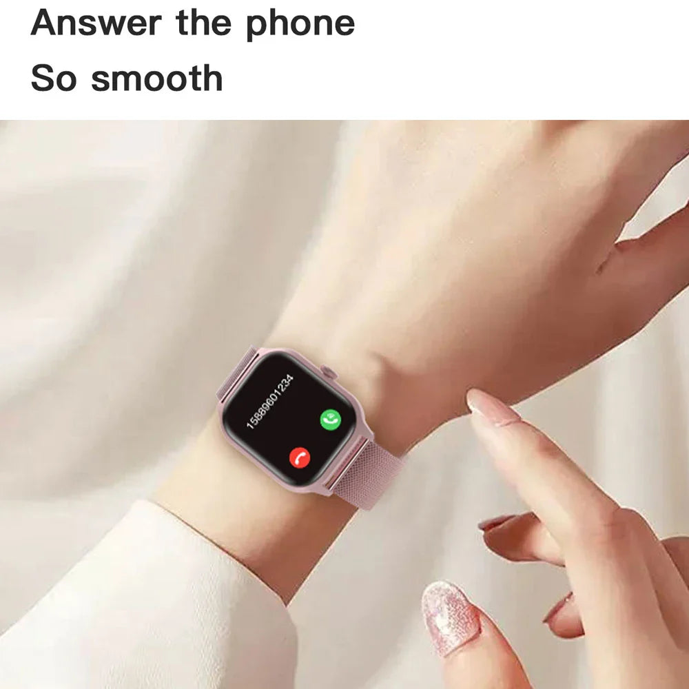 NNEOBA Sports Smart Watch Bluetooth Pink-1